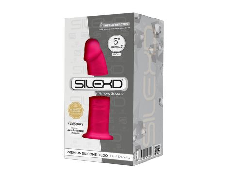 Realistyczne dildo silikonowe Silexd SD Model 2 różowe 15 cm - 3